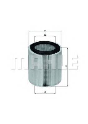 MAHLE ORIGINAL LX898 Воздушный фильтр