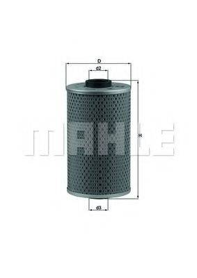 MAHLE ORIGINAL OX40 Масляный фильтр