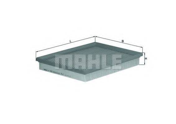 MAHLE ORIGINAL LX1662 Воздушный фильтр