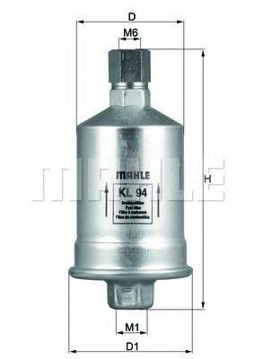 MAHLE ORIGINAL KL94 Топливный фильтр