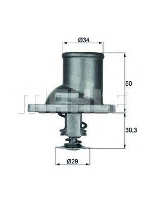 MAHLE ORIGINAL TI192 Термостат, охлаждающая жидкость