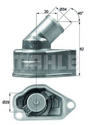 MAHLE ORIGINAL TI987 Термостат, охлаждающая жидкость