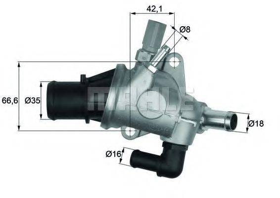 MAHLE ORIGINAL TI15488 Термостат, охлаждающая жидкость