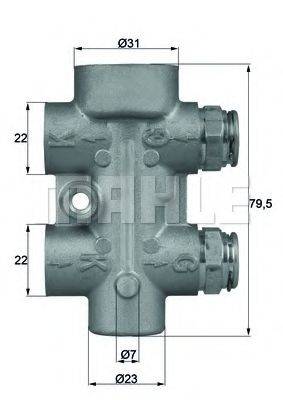 MAHLE ORIGINAL TO880 Термостат, масляное охлаждение