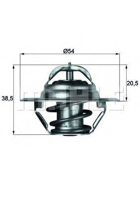 MAHLE ORIGINAL TX387D Термостат, охлаждающая жидкость