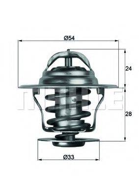 MAHLE ORIGINAL TX1171D Термостат, охлаждающая жидкость