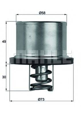 MAHLE ORIGINAL TX3779 Термостат, охлаждающая жидкость
