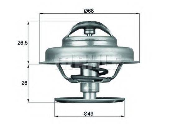 MAHLE ORIGINAL TX6289 Термостат, охлаждающая жидкость