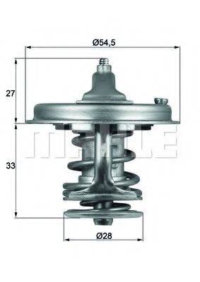 MAHLE ORIGINAL TX7883 Термостат, охлаждающая жидкость