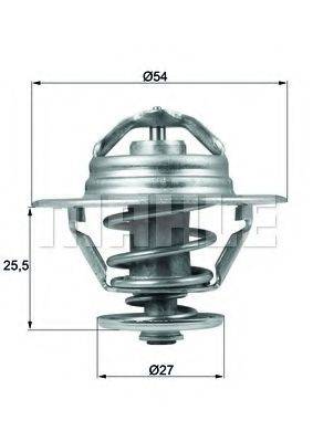 MAHLE ORIGINAL TX9286D Термостат, охлаждающая жидкость