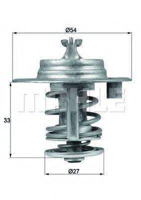 MAHLE ORIGINAL TX9583D Термостат, охлаждающая жидкость