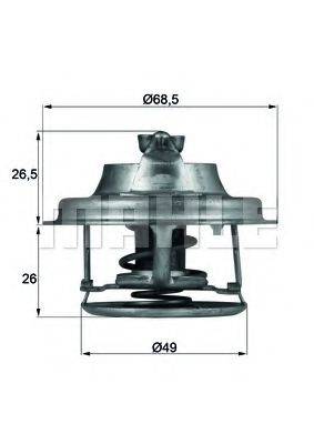 MAHLE ORIGINAL TX10282D Термостат, охлаждающая жидкость