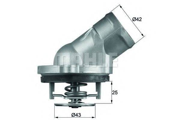 MAHLE ORIGINAL TI4587D Термостат, охлаждающая жидкость