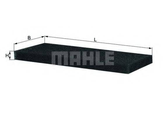 MAHLE ORIGINAL LAP2 Фильтр, воздух во внутренном пространстве