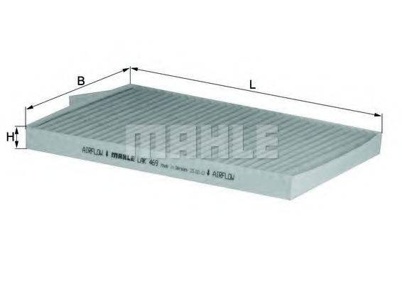 MAHLE ORIGINAL LAK469 Фильтр, воздух во внутренном пространстве