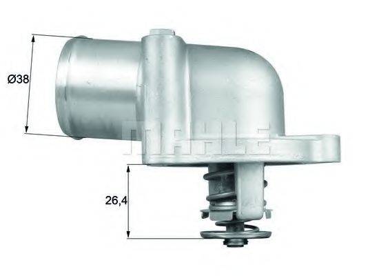 MAHLE ORIGINAL TI7887D Термостат, охлаждающая жидкость