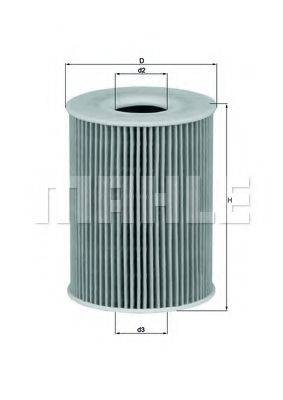 MAHLE ORIGINAL OX254D2 Масляный фильтр