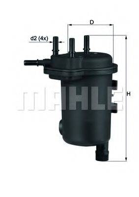 MAHLE ORIGINAL KL600D Топливный фильтр