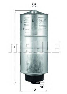 MAHLE ORIGINAL KL39 Топливный фильтр