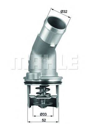 MAHLE ORIGINAL TI20592D Термостат, охлаждающая жидкость