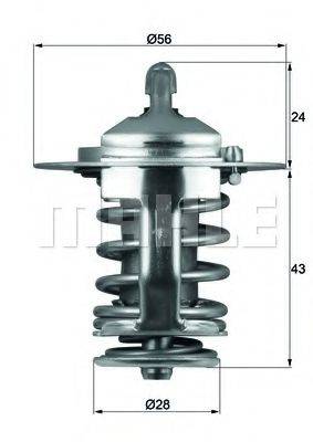 MAHLE ORIGINAL TX7082 Термостат, охлаждающая жидкость