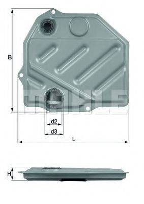 MAHLE ORIGINAL HX46 Гидрофильтр, автоматическая коробка передач