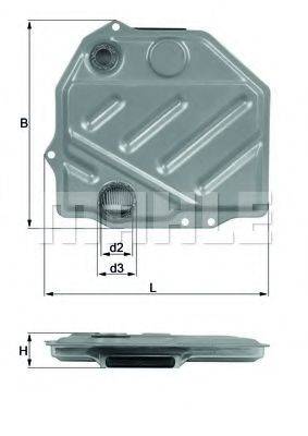 MAHLE ORIGINAL HX48 Гидрофильтр, автоматическая коробка передач