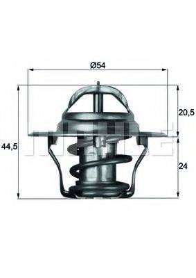 MAHLE ORIGINAL TX487D Термостат, охлаждающая жидкость