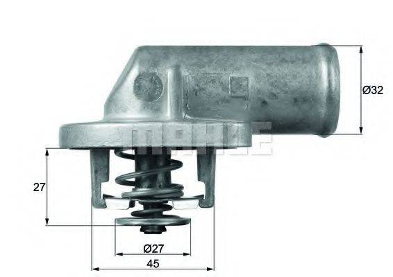 MAHLE ORIGINAL TI6283 Термостат, охлаждающая жидкость