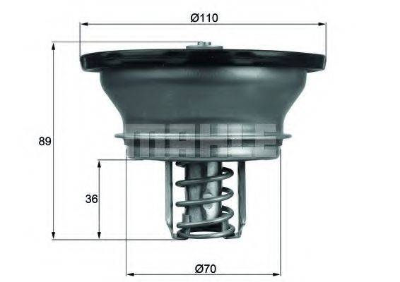 MAHLE ORIGINAL THD382 Термостат, охлаждающая жидкость