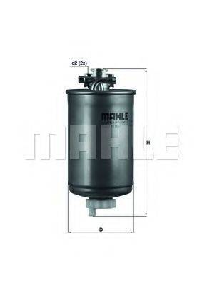 MAHLE ORIGINAL KL75 Топливный фильтр