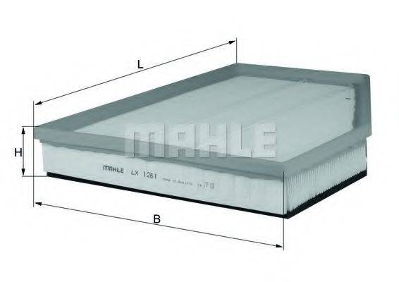 MAHLE ORIGINAL LX1261 Воздушный фильтр