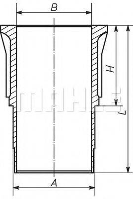 MAHLE ORIGINAL 021WN29 Гильза цилиндра