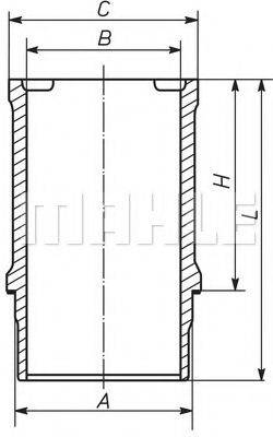 MAHLE ORIGINAL 063WN10 Гильза цилиндра