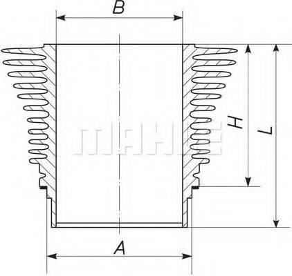 MAHLE ORIGINAL 031WR14 Гильза цилиндра