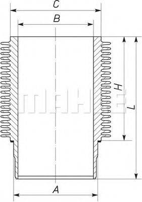 MAHLE ORIGINAL 099WR27 Гильза цилиндра