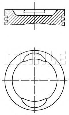 MAHLE ORIGINAL 0094100 Поршень