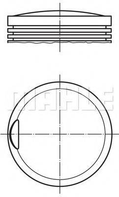 MAHLE ORIGINAL 0022800 Поршень