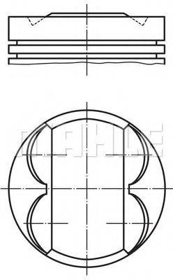 MAHLE ORIGINAL 011PI00105001 Поршень