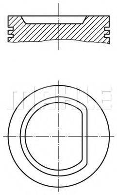 MAHLE ORIGINAL 0397600 Поршень