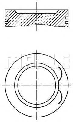 MAHLE ORIGINAL 0383500 Поршень