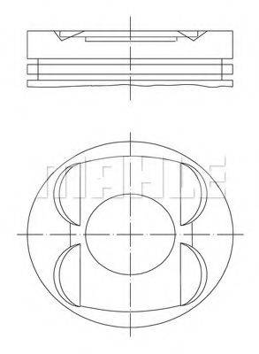 MAHLE ORIGINAL 0011401 Поршень