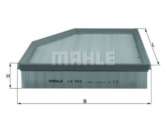 MAHLE ORIGINAL LX944 Воздушный фильтр