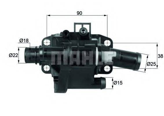 MAHLE ORIGINAL TH4183 Термостат, охлаждающая жидкость