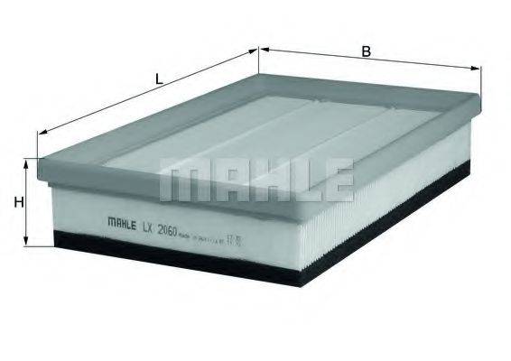 MAHLE ORIGINAL LX2060 Воздушный фильтр