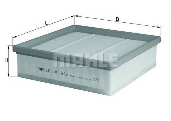 MAHLE ORIGINAL LX1846 Воздушный фильтр
