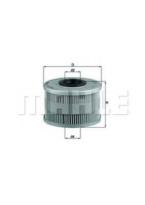 MAHLE ORIGINAL KX79D Топливный фильтр