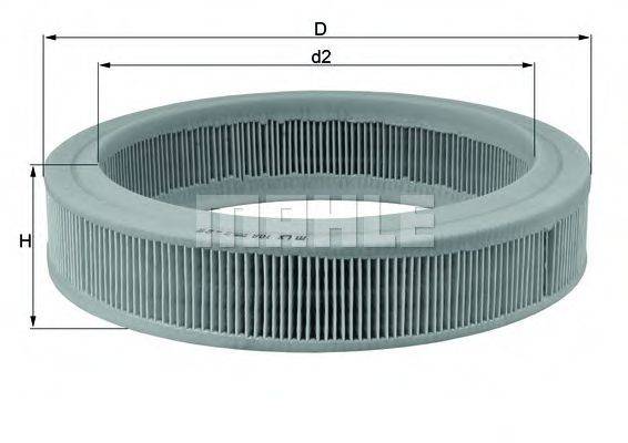 MAHLE ORIGINAL LX108 Воздушный фильтр