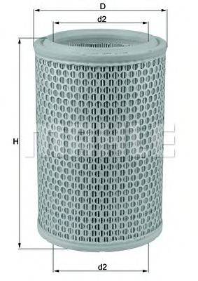 MAHLE ORIGINAL LX660 Воздушный фильтр