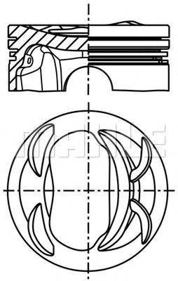 MAHLE ORIGINAL 028PI00118000 Поршень